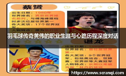 羽毛球传奇黄伟的职业生涯与心路历程深度对话